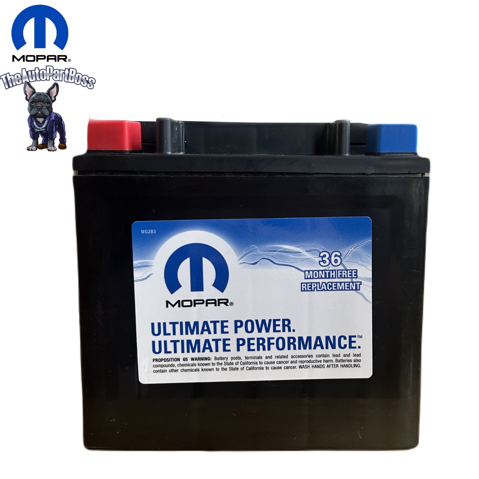 16-25 Vehicle Battery Genuine Mopar BBAUX101AB