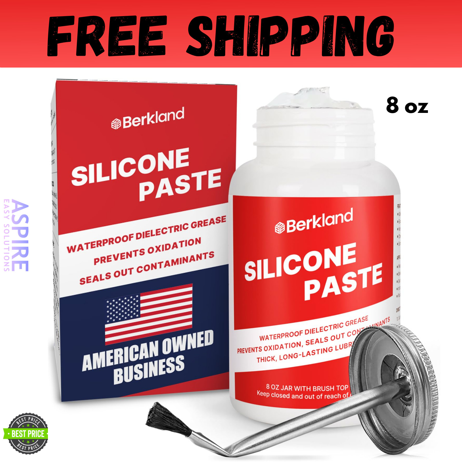 Silicone Paste Waterproof Dielectric Grease for Electrical Connectors, Spark…