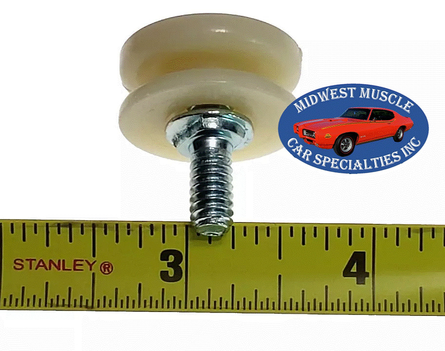 Window Glass Regulator Arm Roller Wheel GM Side Door Rear Quarter 4pc set A45