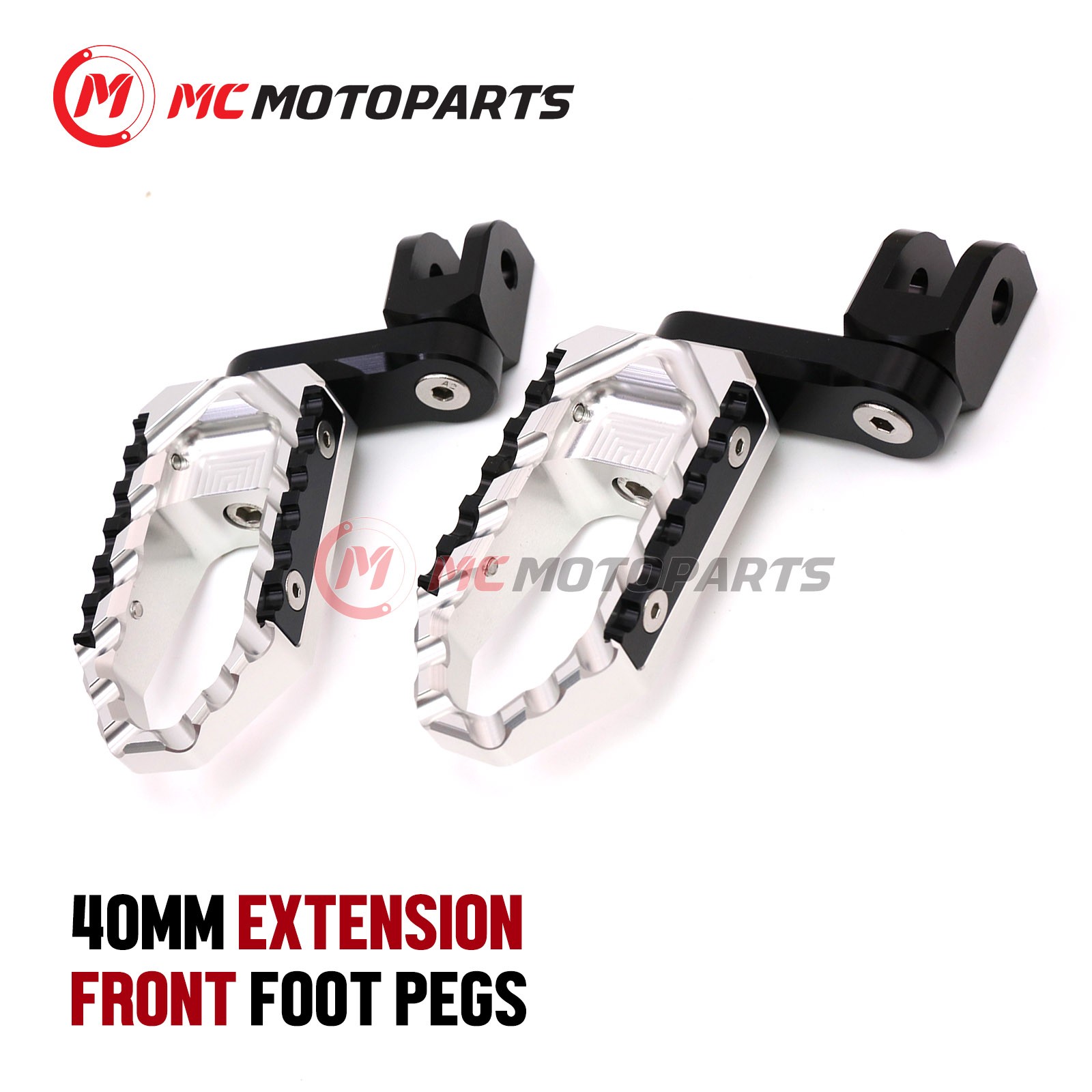 For Honda NC750 S/X 2016-2022 1.5in Rider Front Wide Touring Foot Pegs
