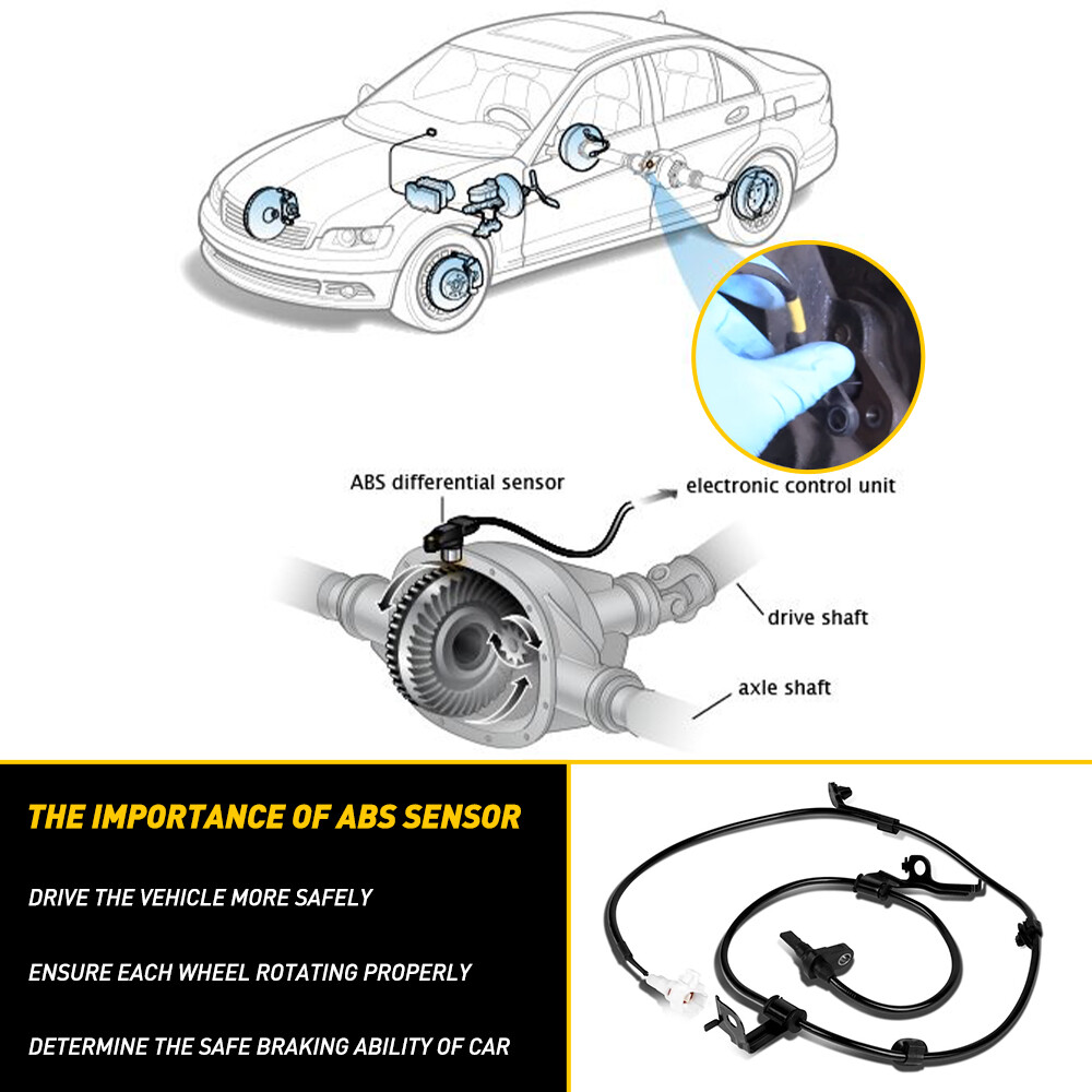 2ABS Wheel Speed Sensor Front Right&Left Fit:Toyota YARIS 09-11 & SCION XD 09-14