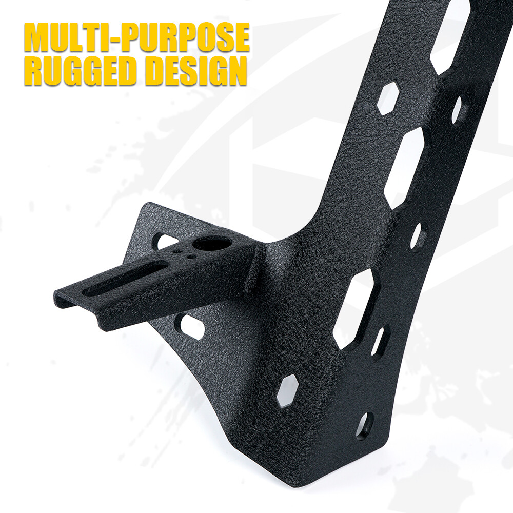 50″ Light Bar Mount Bracket w/ Spotlight Holder For Jeep Wrangler JK 2007-2018