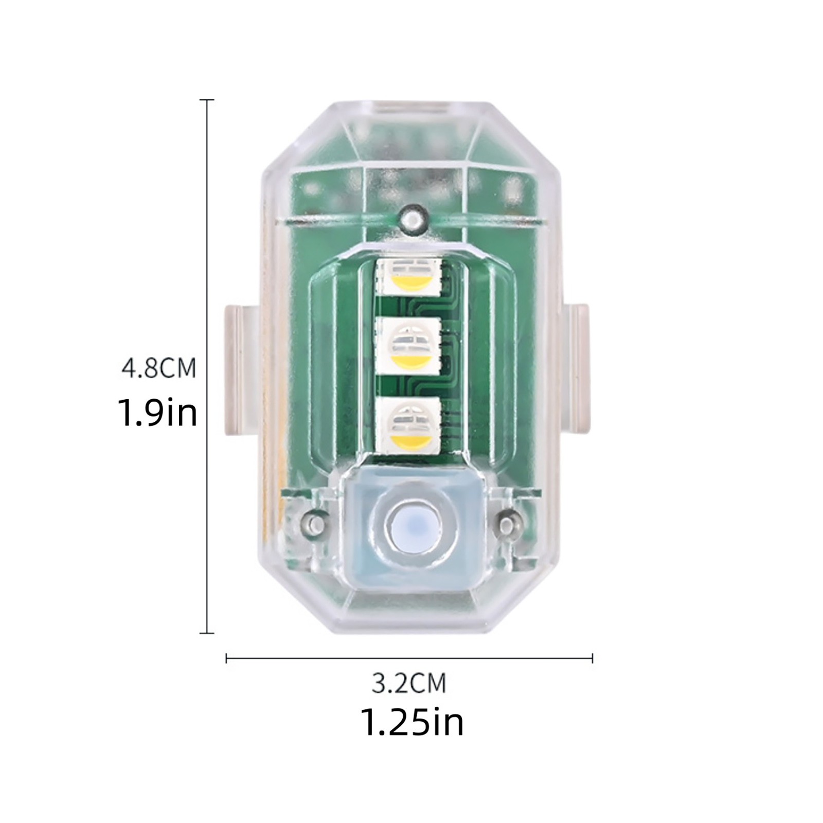 4Pcs Wireless LED Strobe Light IP65 Waterproof with Remote Control Flash Lights