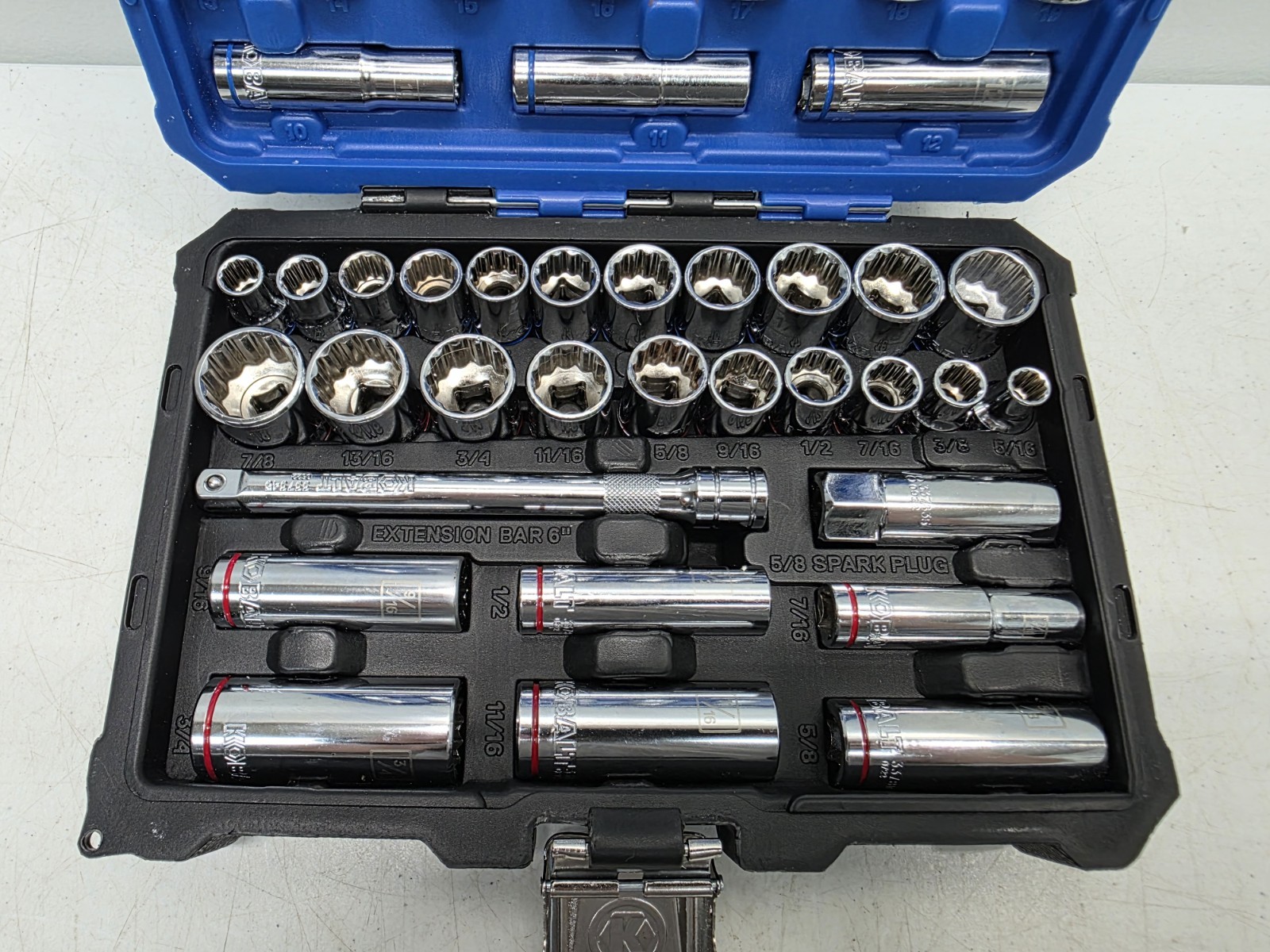 Kobalt 40-Piece Standard (SAE) and Metric Polished Chrome Mechanics Tool Set