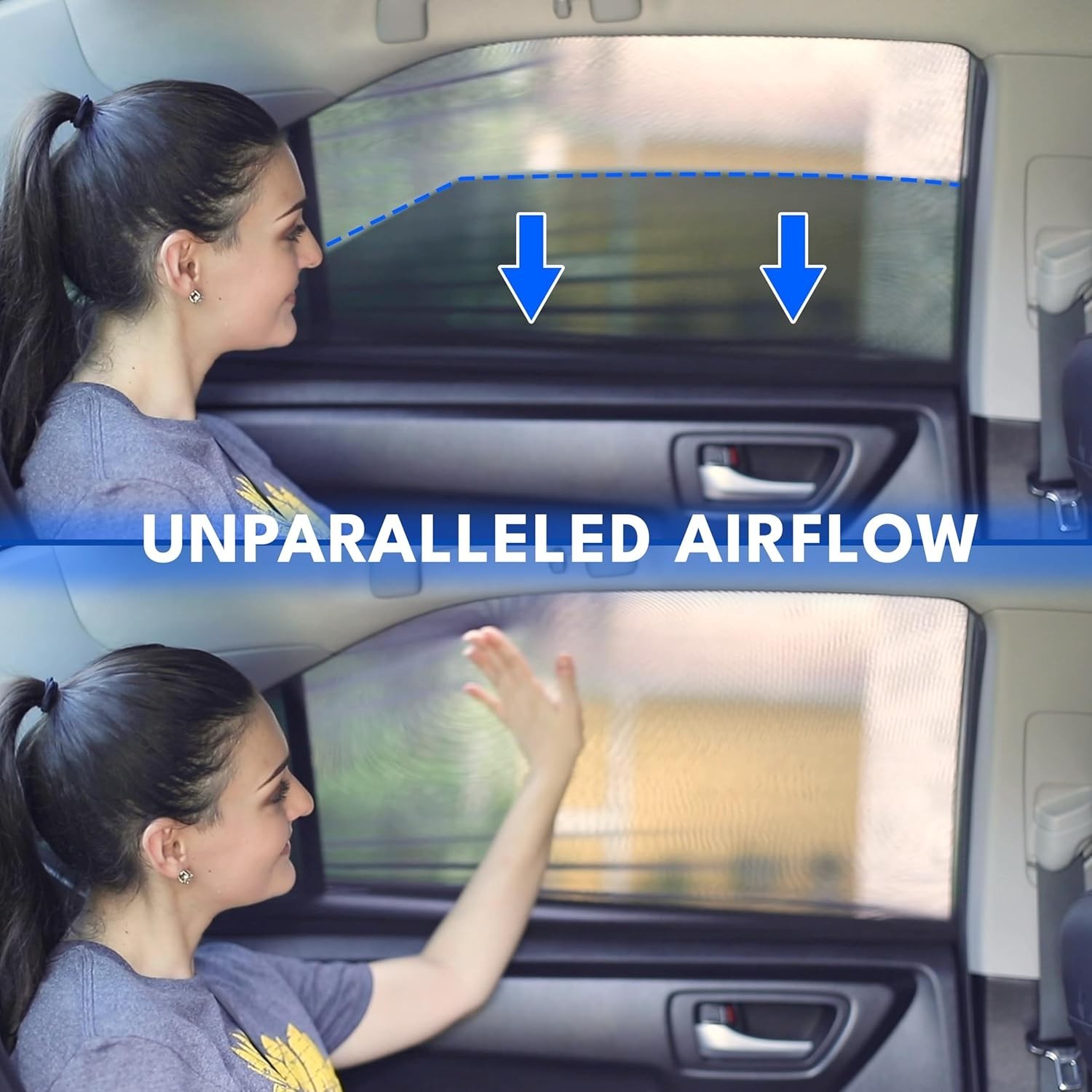 Durable Mesh Car Window Covers | 100% UV & Insect Protection | Ideal for Travel