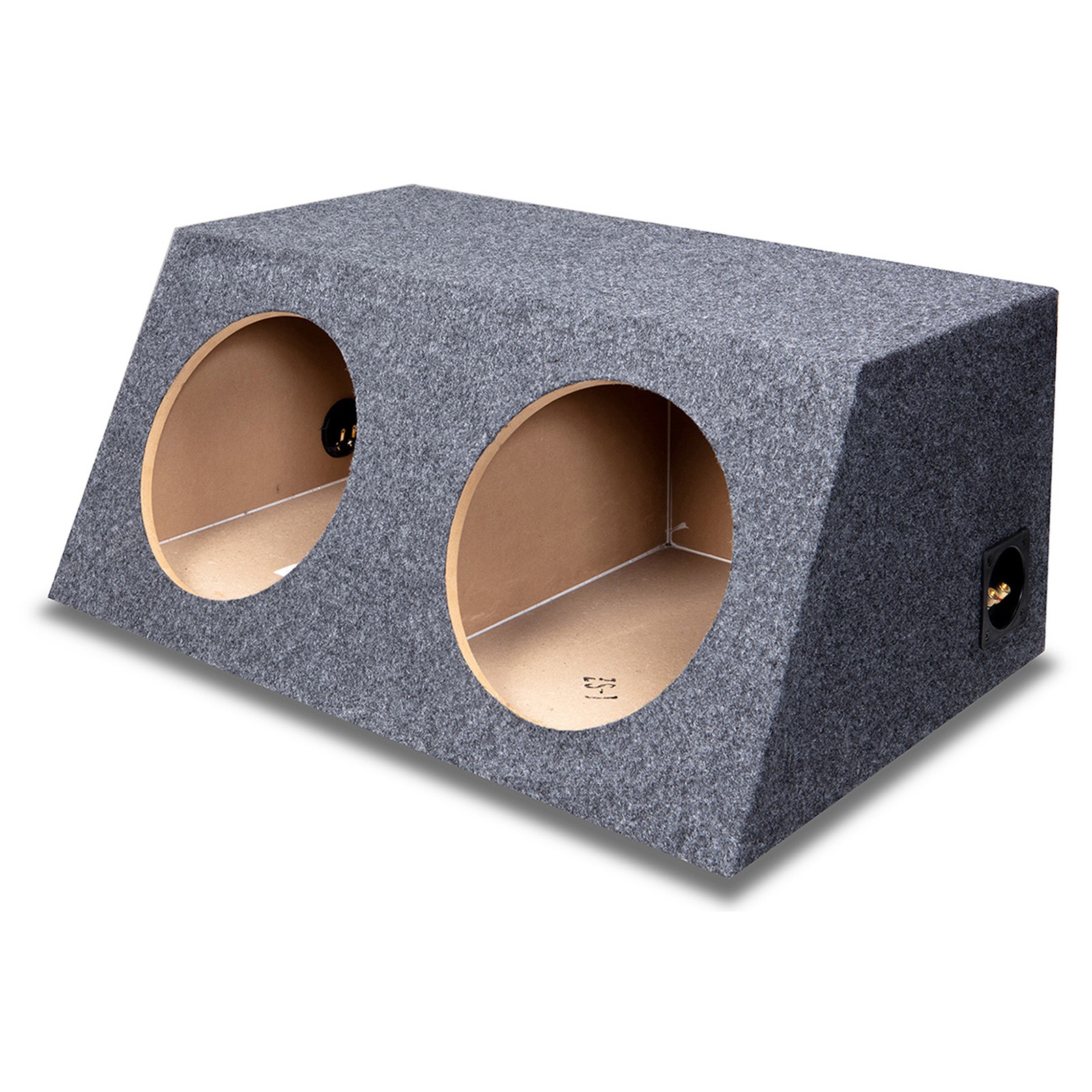 Car Audio Dual 10″ Sealed Subwoofer Salnted Hatchback Stereo Sub Box Enclosure