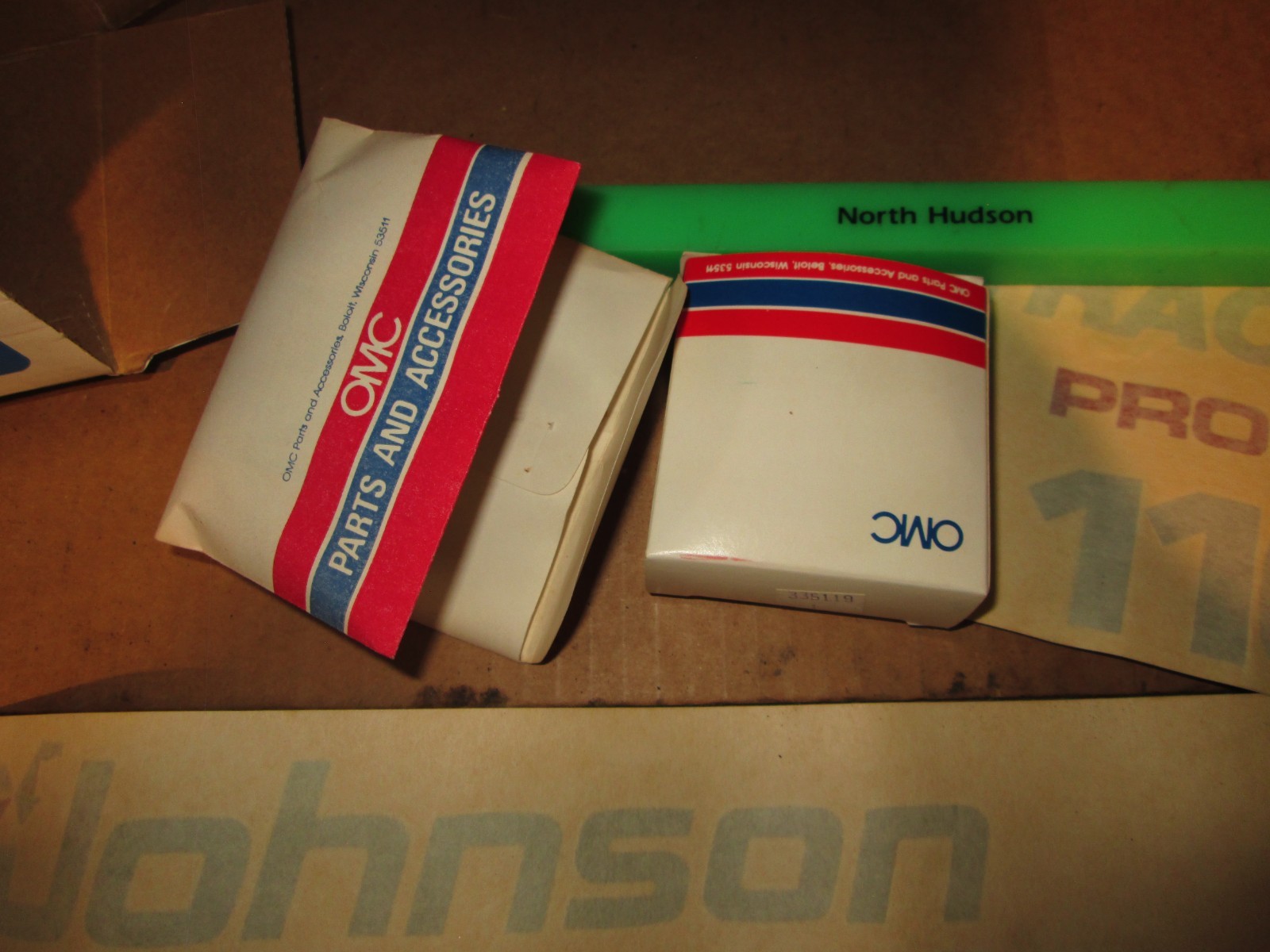 Tracker Johnson OEM 90- 110 V4 HP Decal Set 1990s 0433207