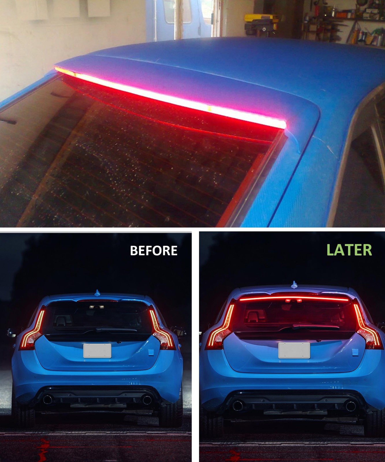 Stop Light Brake Light Strip DC12V 3rd Brake LED Flexible High