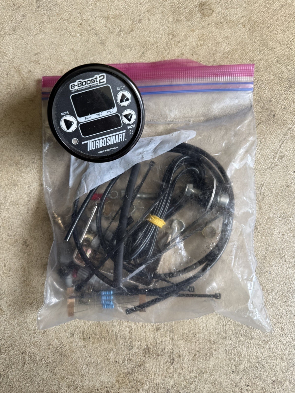 Turbosmart eBoost2 EBC Electronic Turbo Boost Controller with 60mm Gauge (Black)