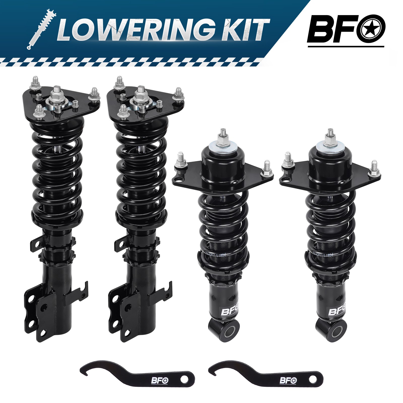 BFO Coilover Lowering Kit For Toyota Corolla 03-08 / Matrix 03-08 E120 E130