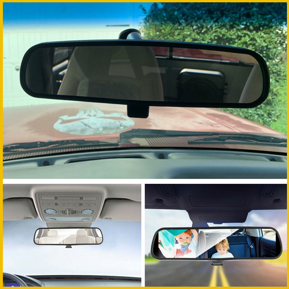 Universal Car Rear View Suction Cup Mirror Learner Driver Interior Glass