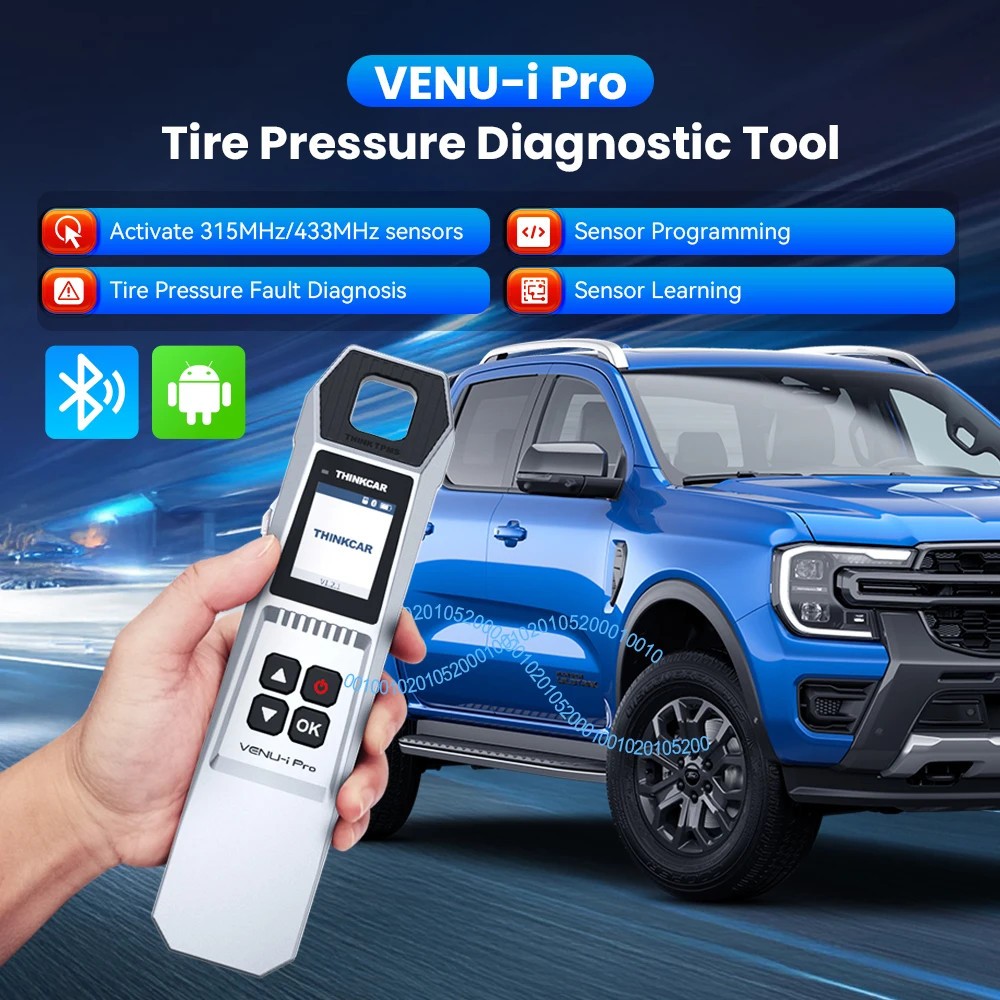 ThinkScan 689BT Car Diagnostic Scan Tool Bidirectional E.CU Coding TPMS 4 SENSOR