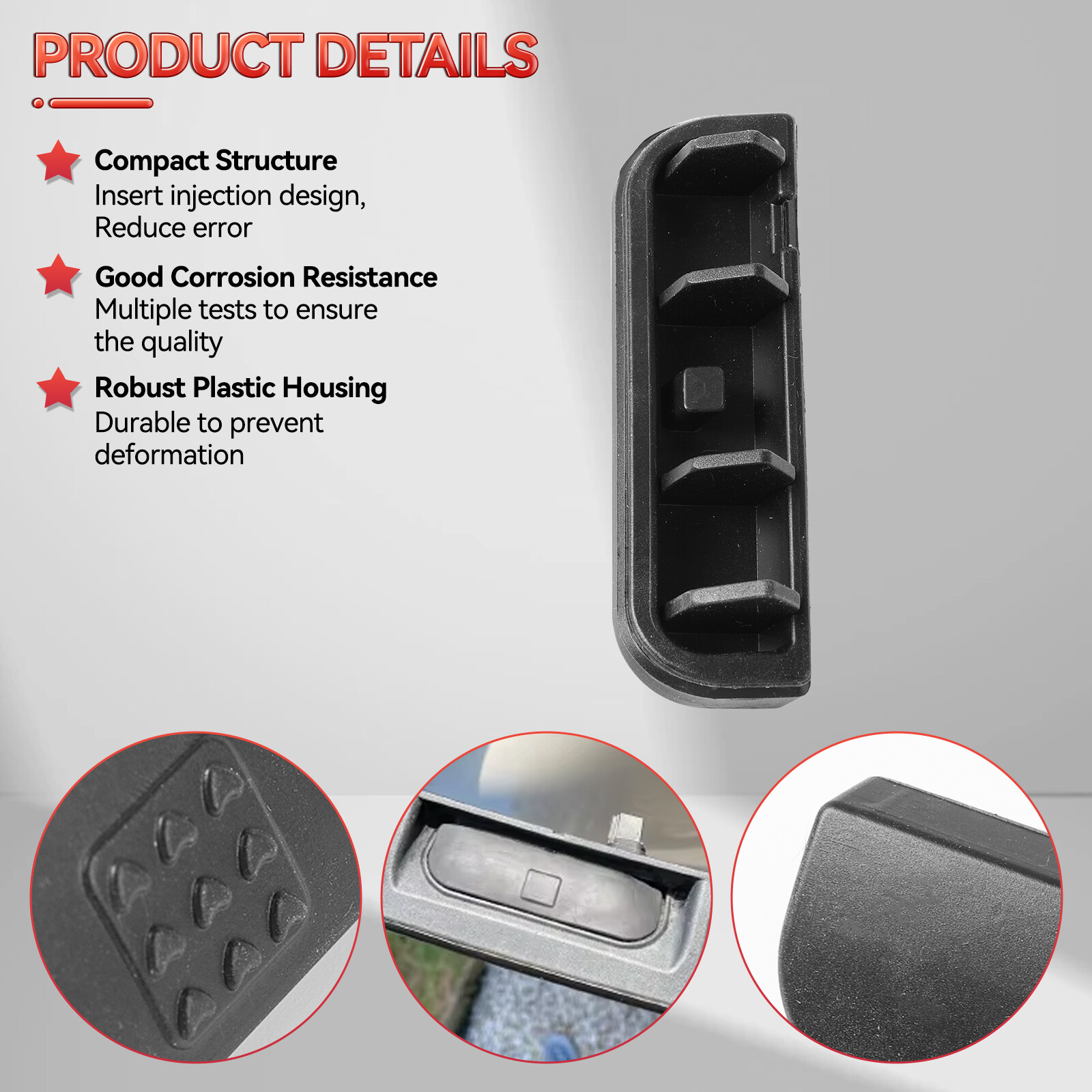 Tailgate Trunk Handle Rubber Switch Cap For Mini R50 R53 R56 R57 R58 R59 Cooper