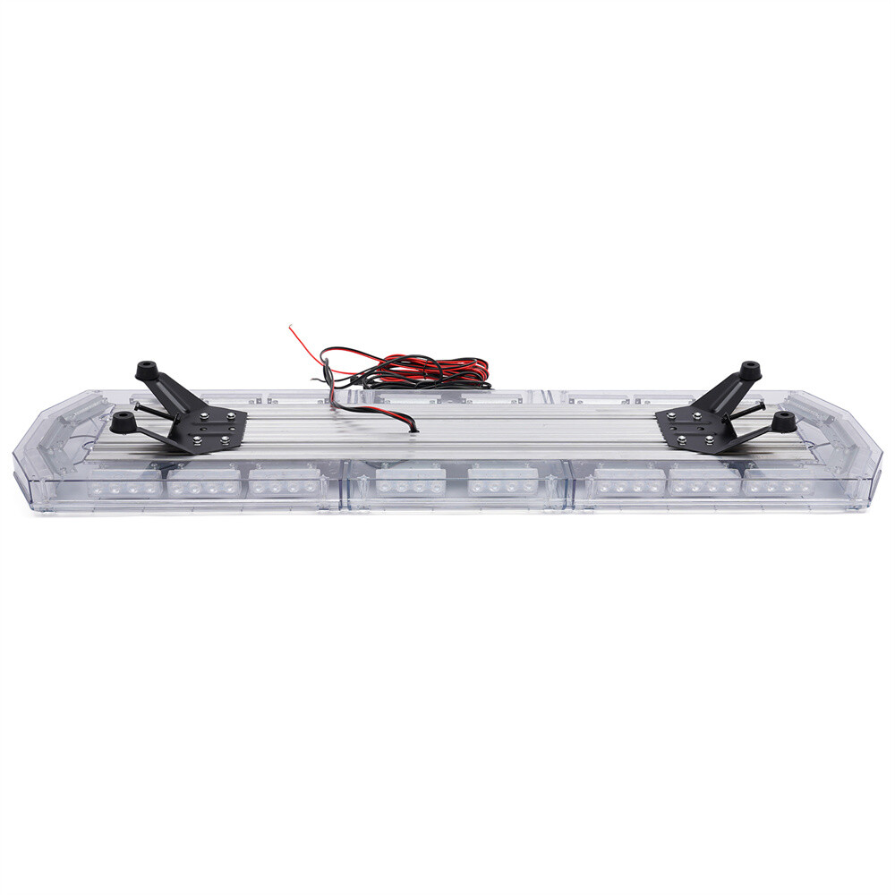 Waterproof Work Lamp 12-24V For Emergency Warn Beacon 88-LED Strobe Light Bar