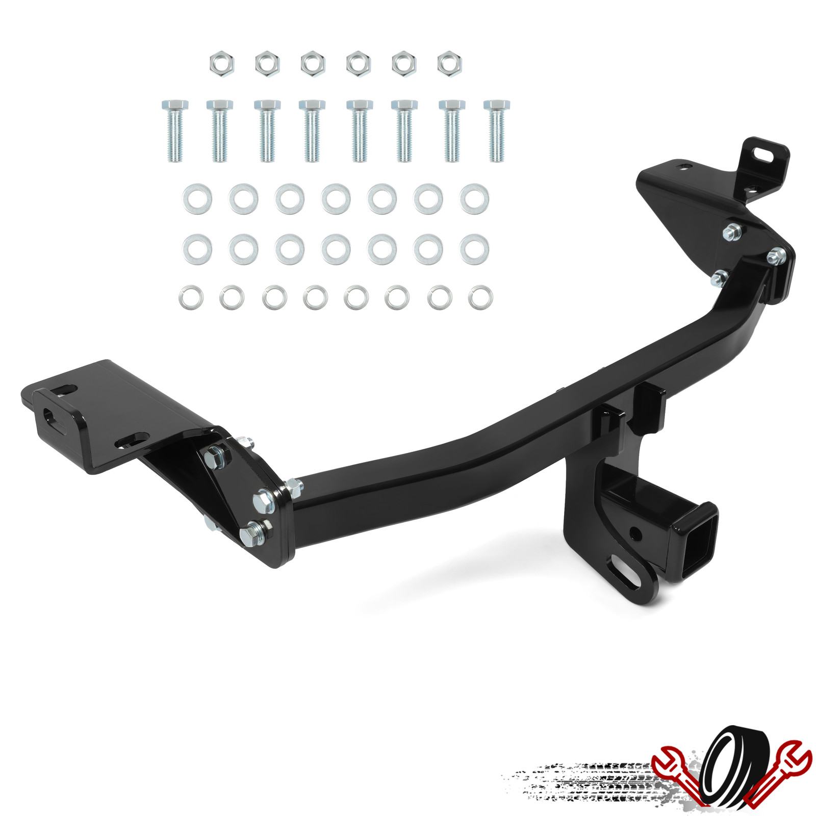 For Jeep Cherokee Sport/Trailhawk/Overland Class 3 Trailer Hitch w/2″ Receiver