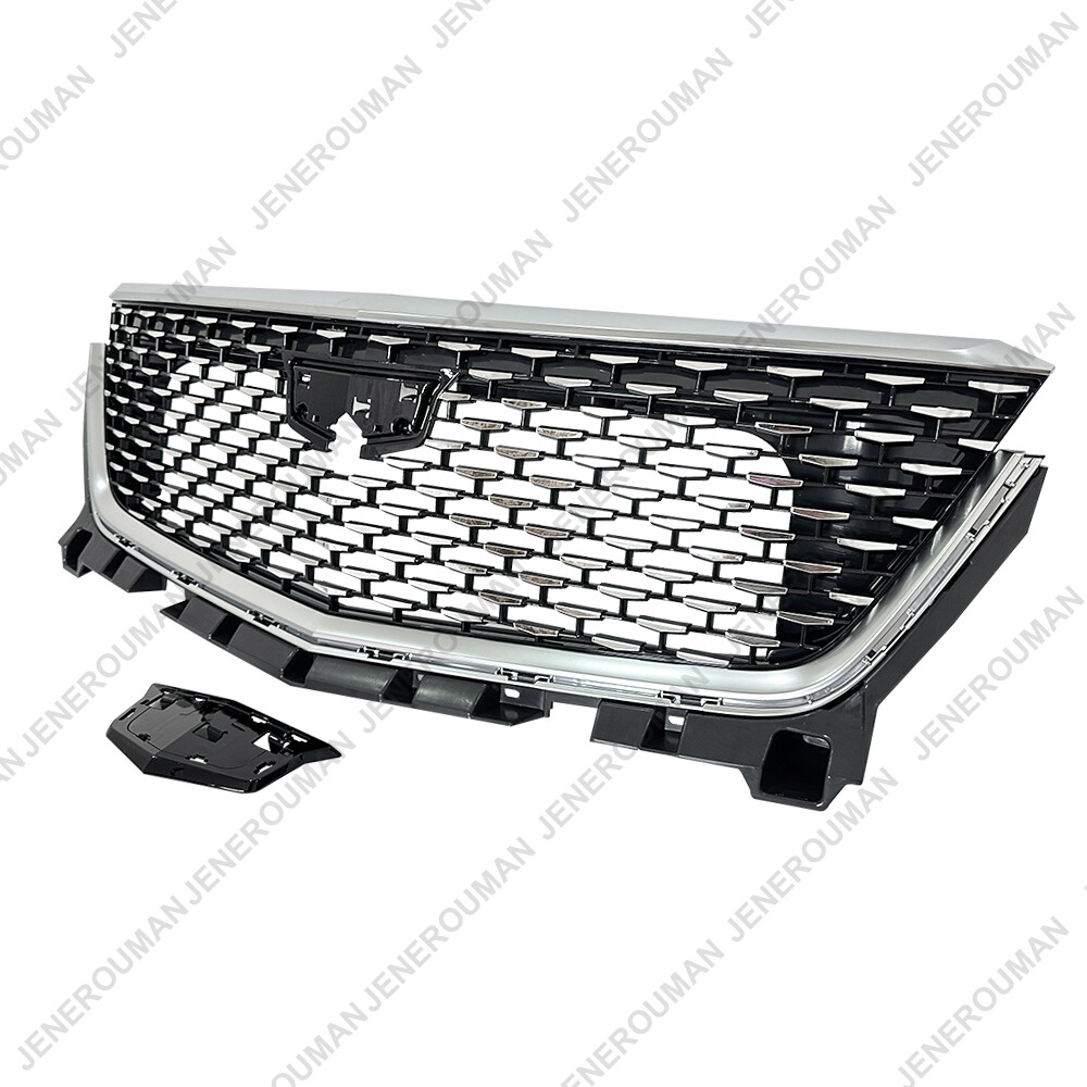Chromed Grill Front Upper Grille For 2020-2025 Cadillac XT6 Without Camera Hole
