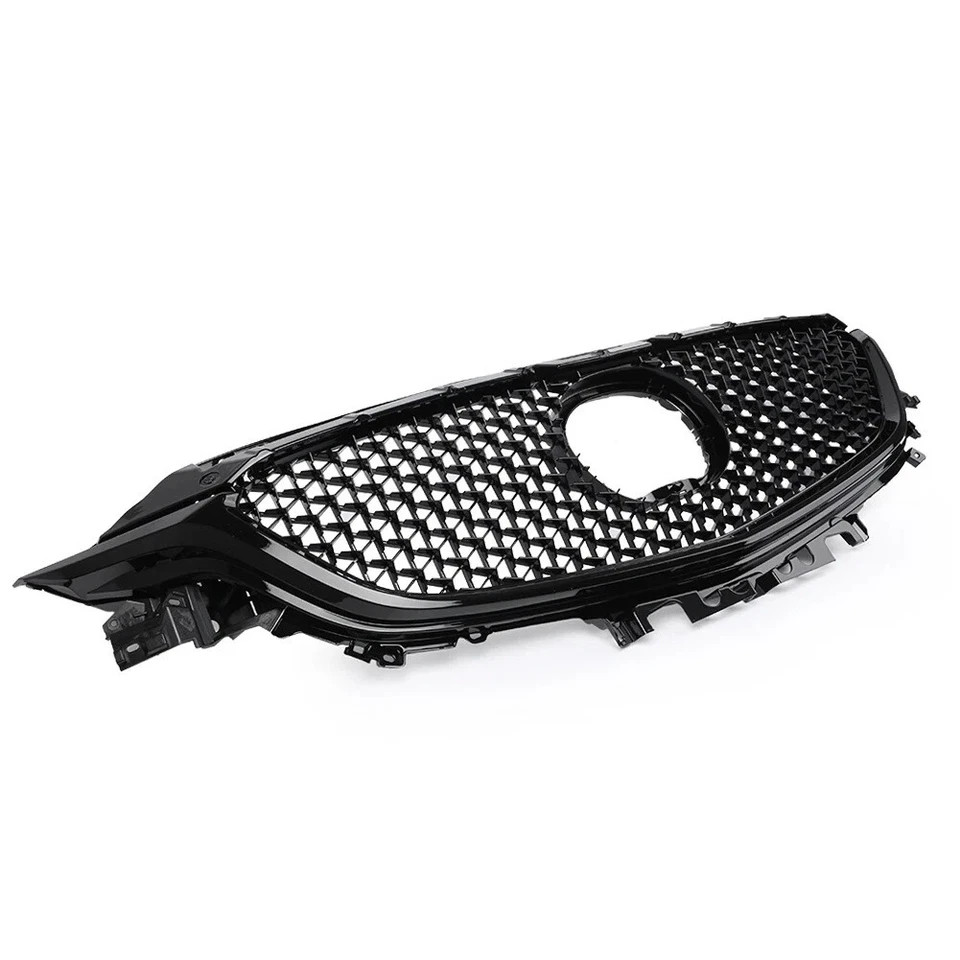 Fit For Mazda 6 2017 2018 Black Front Bumper Grille Mesh Honeycomb Air grill
