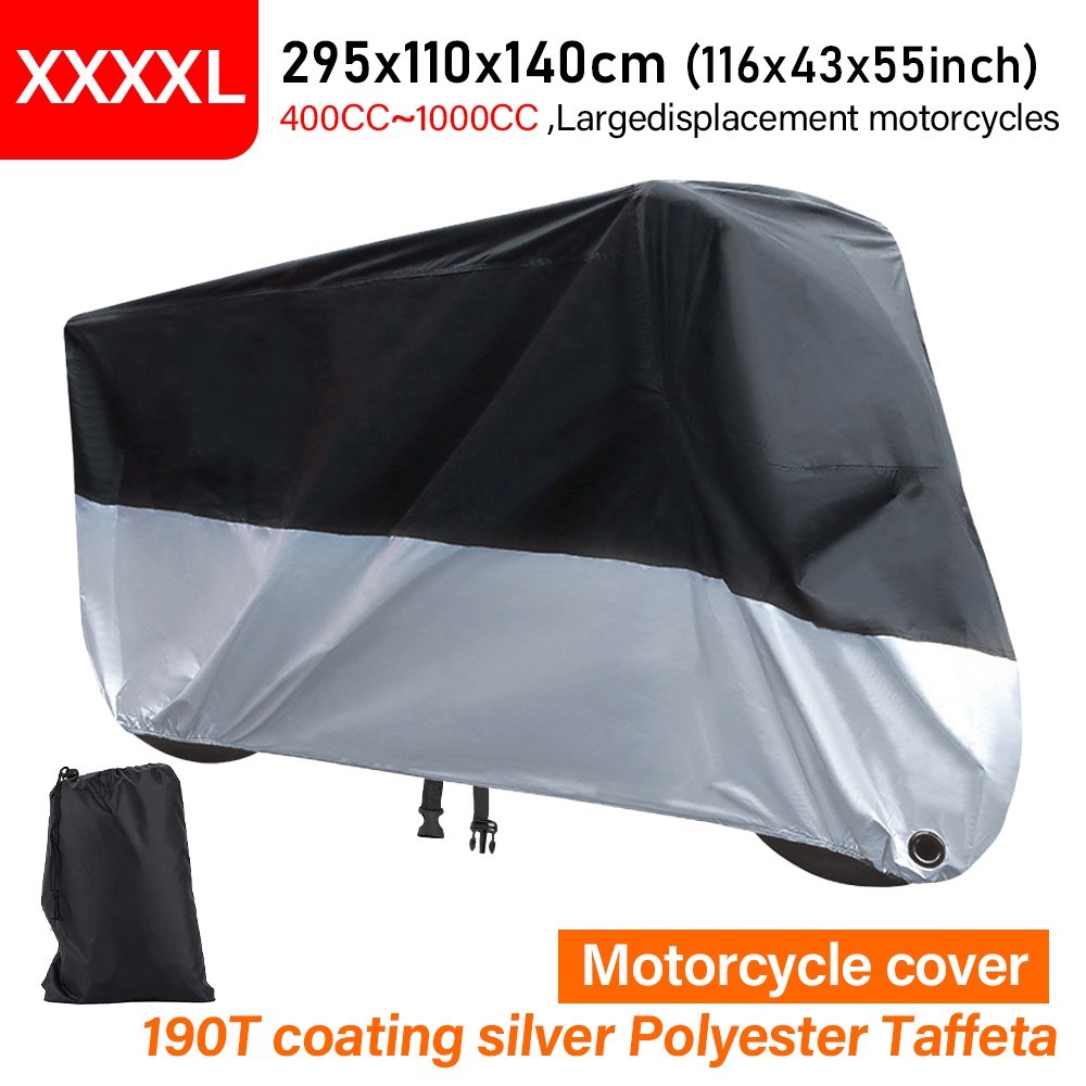 4XL Bike Motorcycle Cover Waterproof Dust Outdoor Rain UV Scooter Protector