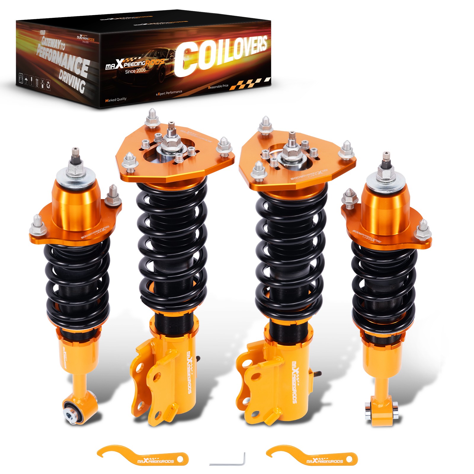 MaXpeedingrods 24 Way Coilovers Suspension Kit for Mitsubishi Lancer 02-06