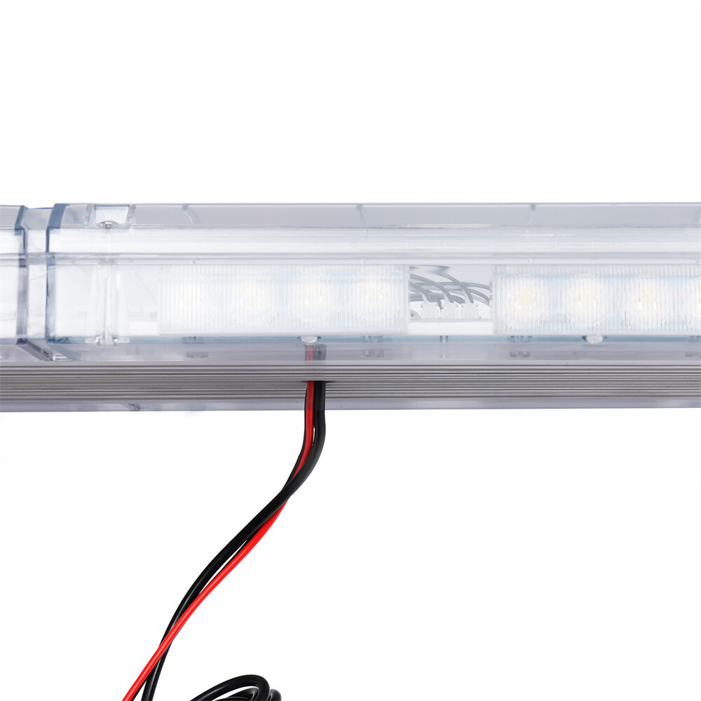 48″ 88 LED Strobe Light Bar Amber Emergency Warn Beacon Tow Truck Response 12V