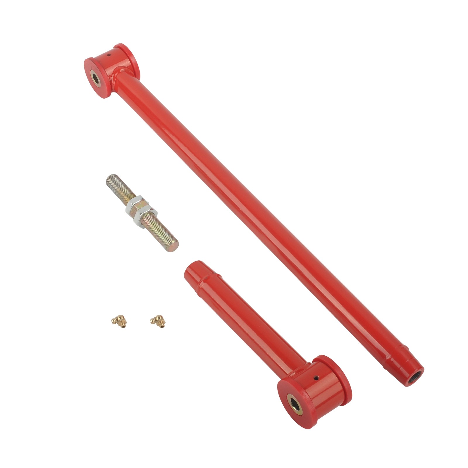 For 2000-2006 GM SUV Red Adjustable Rear Upper Control Arms & Rear Track Bar