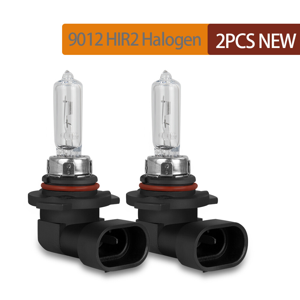 2x 9012 Headlight Halogen Bulbs 3400K 55w FOR DODGE DART 2013 2014 2015