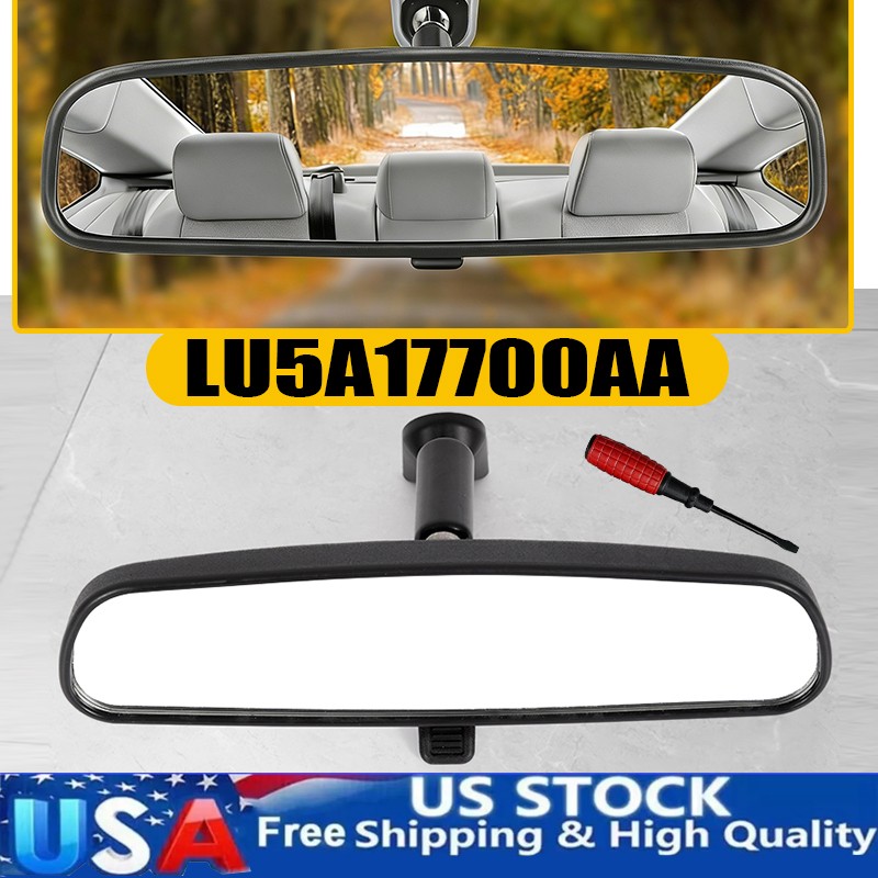 1x Interior Rear View Mirror Manual Dimming Day Night For F-250 F-350 Super Duty