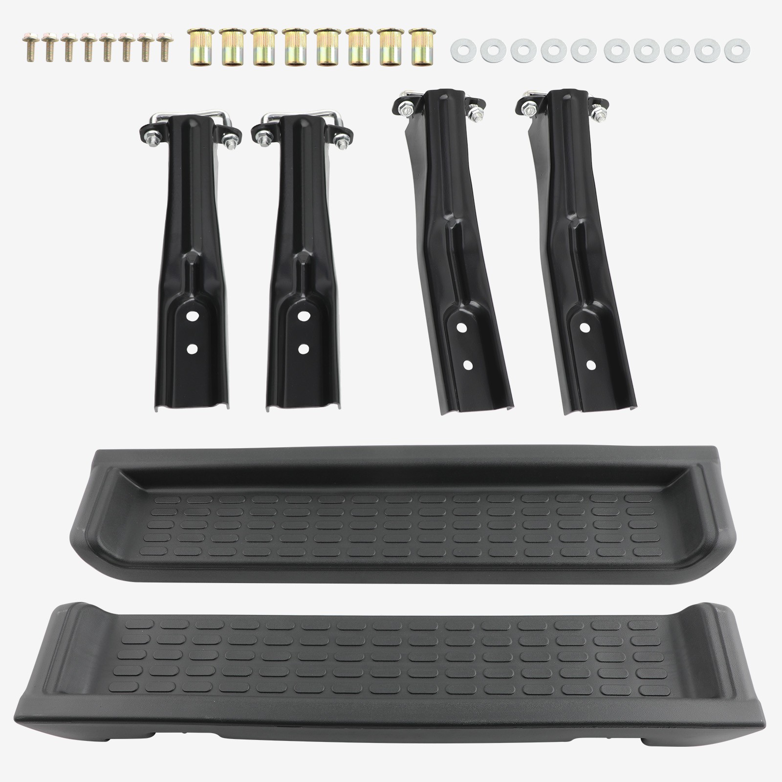 2 Pcs Side Step Nerf Bar Running Board for Jeep Wrangler TJ 1997-2006 PW4511