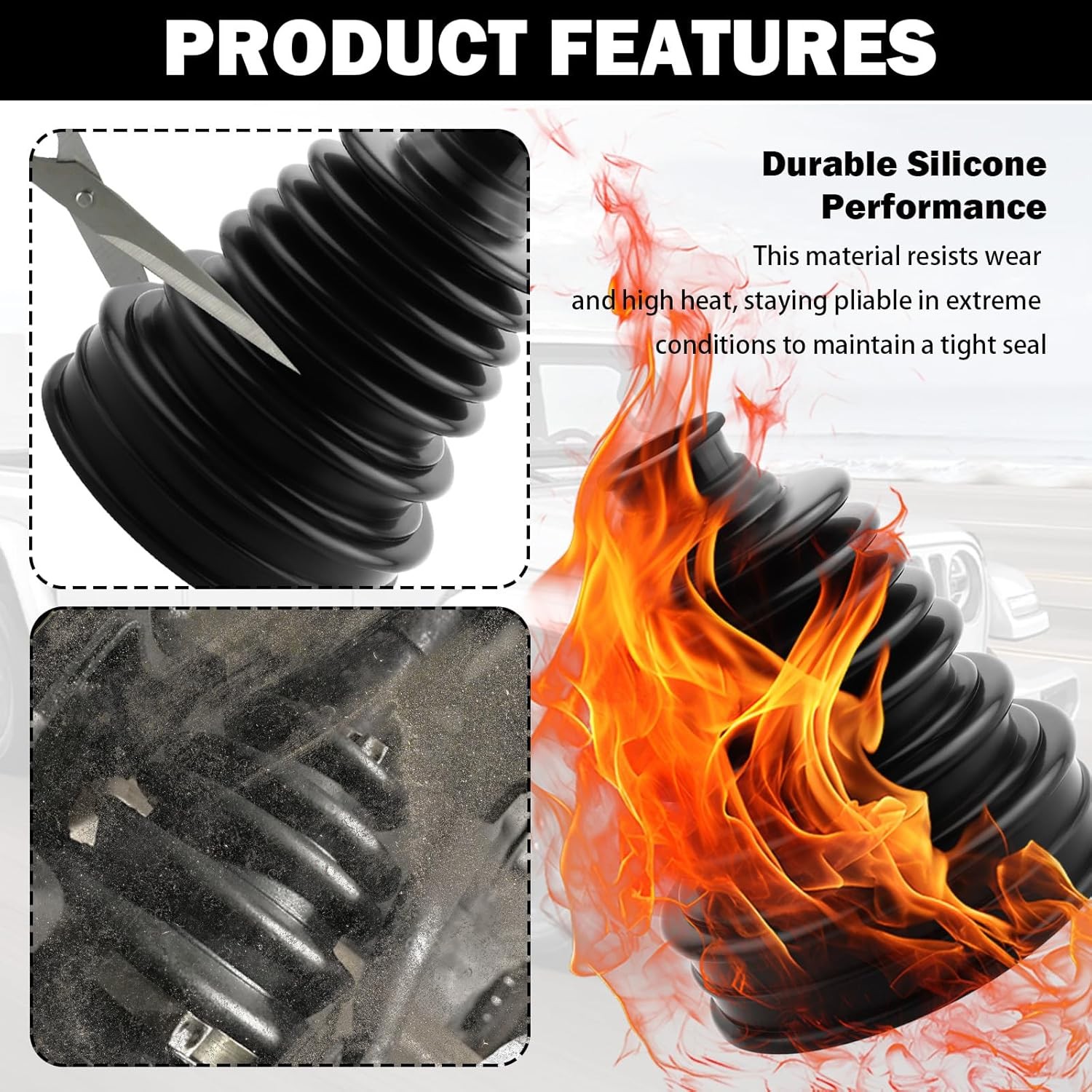 CV Joint Boot Kit for Lincoln CV Axle Boot Repair Dustproof & Waterproof Protect