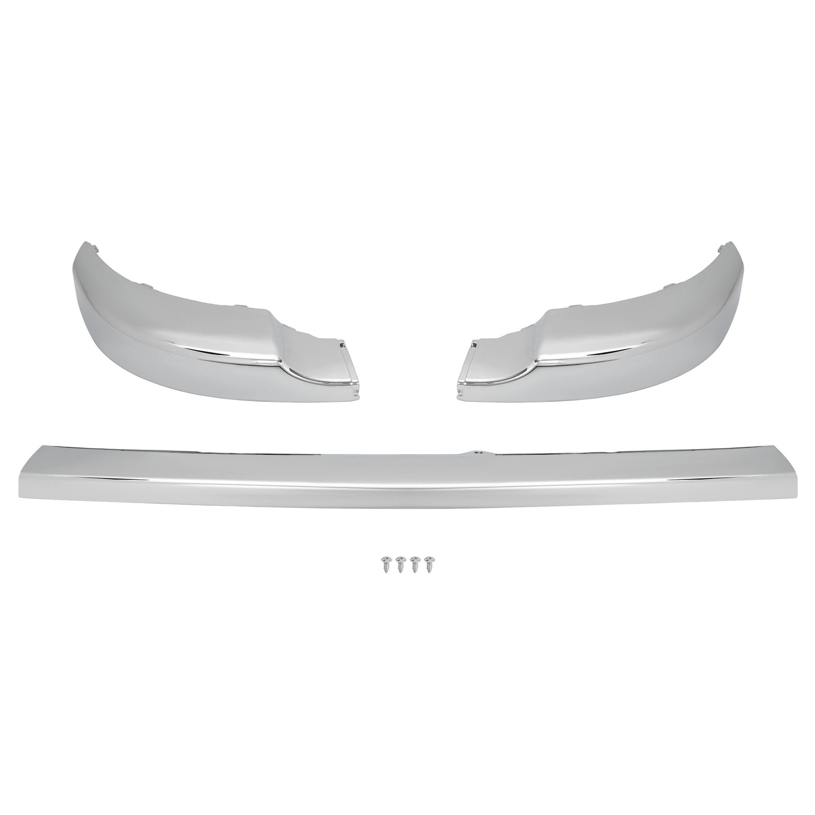 Front Upper Bumper Trim Cover For Chevy Silverado 2500HD 3500HD 2011-2014 Chrome