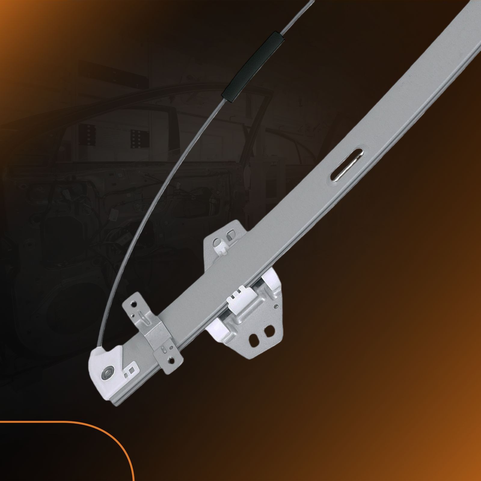 Left Front Power Window Regulator for Acura MDX 2003-2006 Metal Plastic
