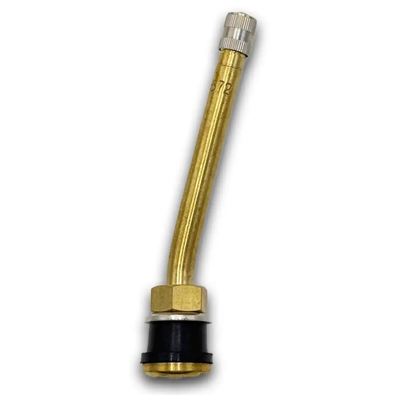 TR572 13 Brass Clamp In Truck Valve Stem 0.625″ 13 deg Bend 10pcs