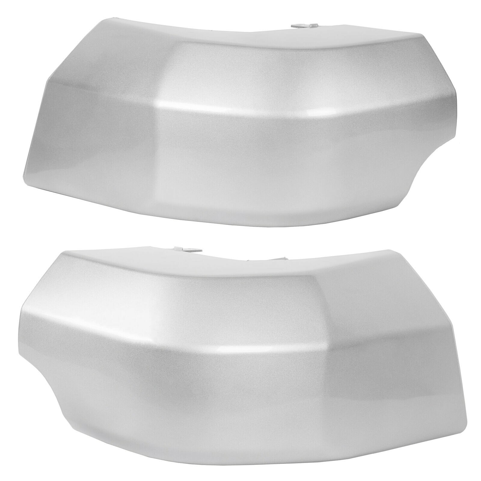 Rear Bumper Ends Caps Painted Silver LH+RH For Toyota FJ Cruiser 2007-2014 Pair