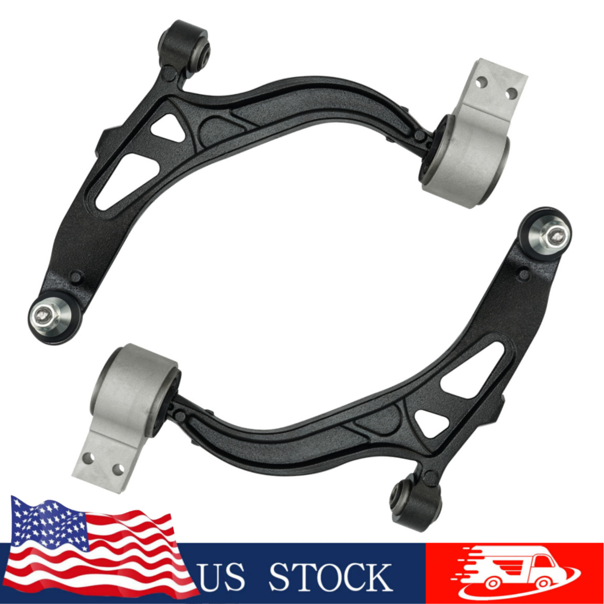 Pair Front Lower Control Arms w/Ball Joints for 2011-2019 Ford Explorer 3.5L
