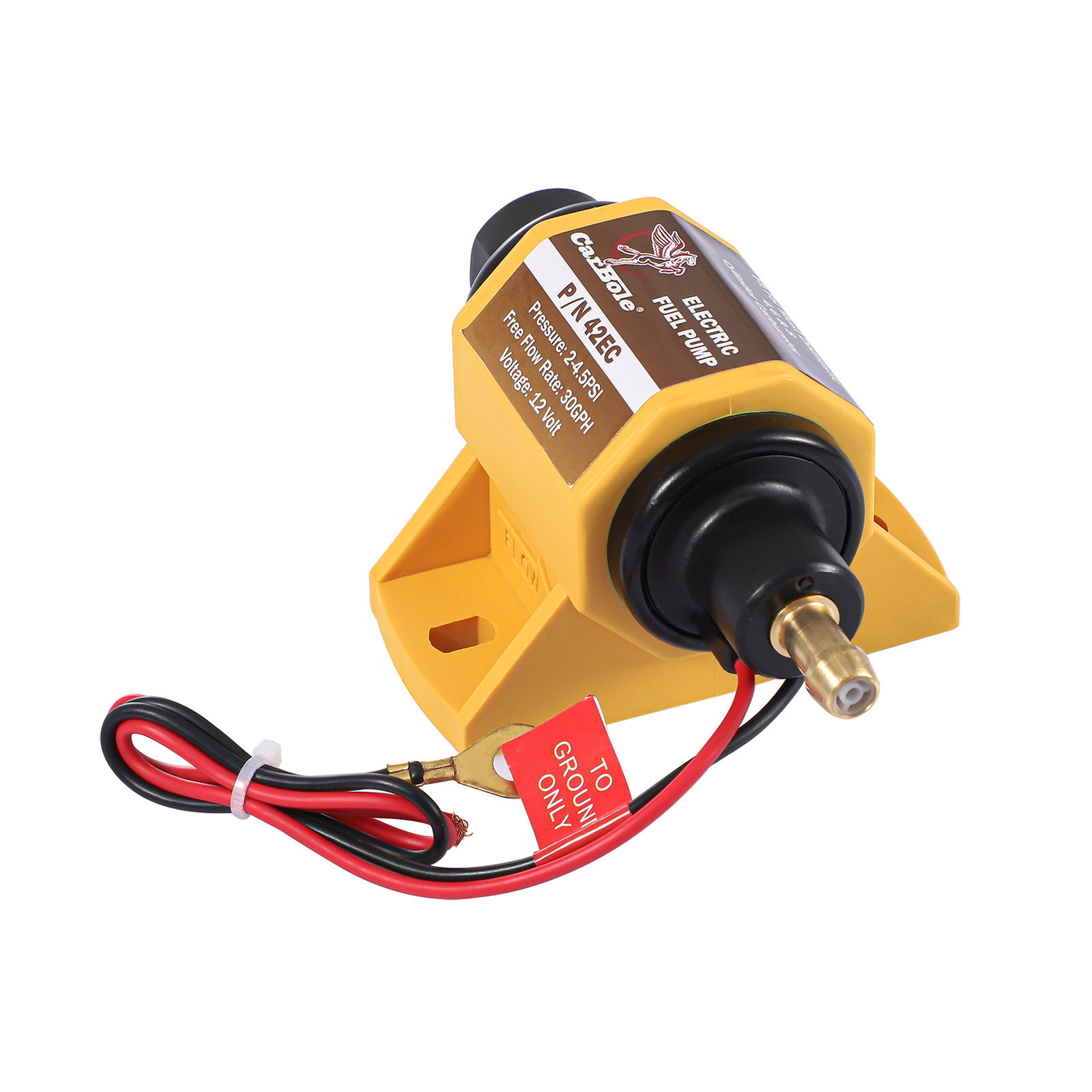 17301 Edelbrock Micro In-Line Electric Fuel Pump 38 GPH 7 PSI Max Gas/E85 NEW US