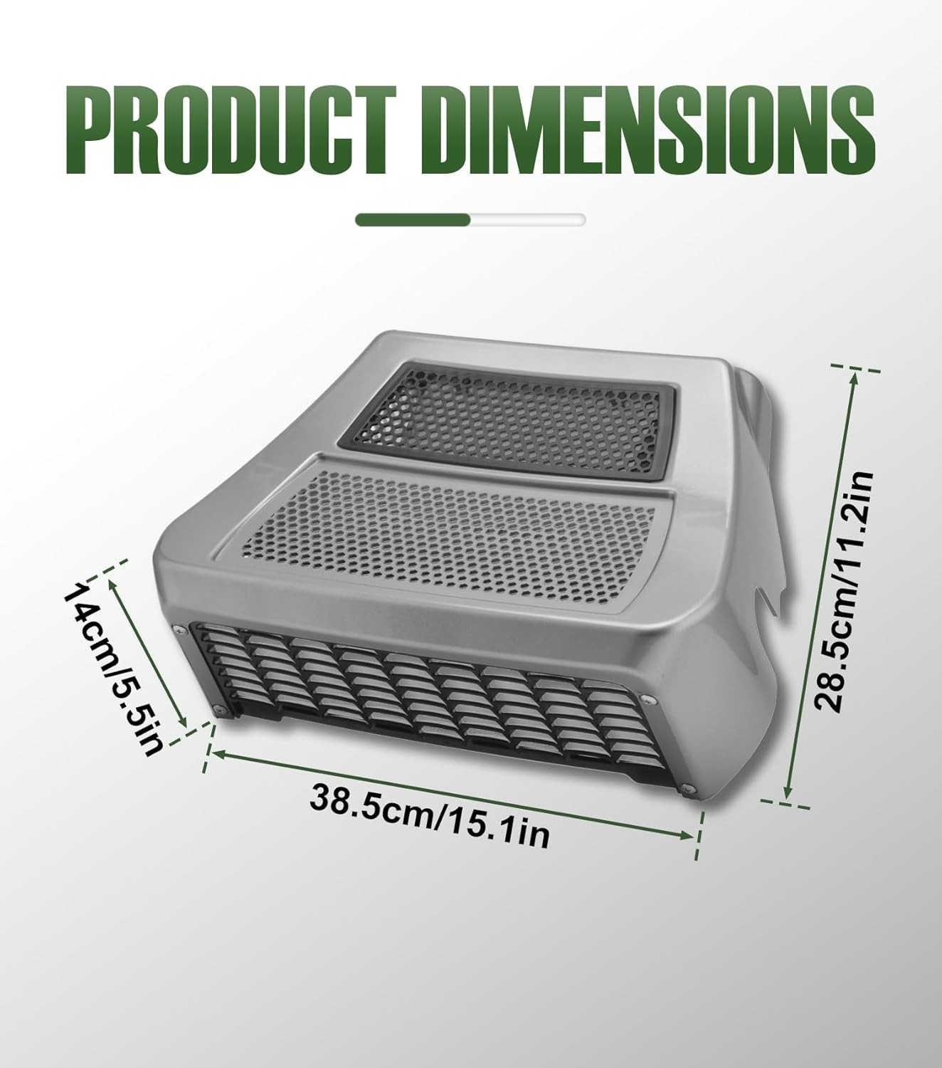 SILVER Chin Spoiler Radiator Cover For 2024-2026 Harley Road Glide Street Glide