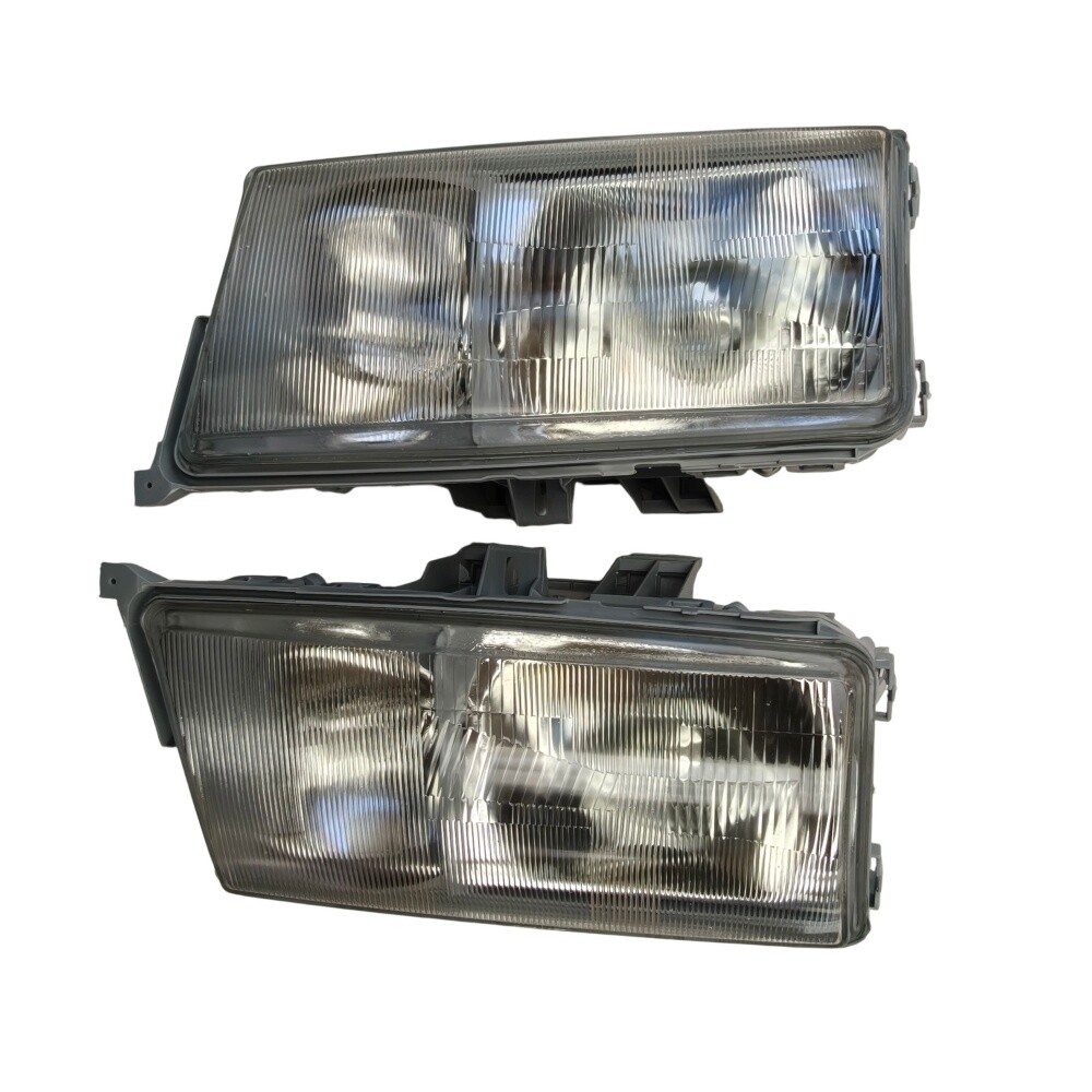 Pair Front Left＆Right Headlight Fits For MB MERCEDES 190 W201 82-1993 1307022129