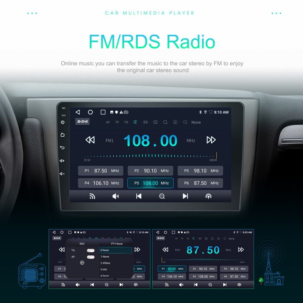 Car Radio For Dodge Caliber 2009-2012 Apple Carplay Android 15 GPS MP5 PLAYER FM