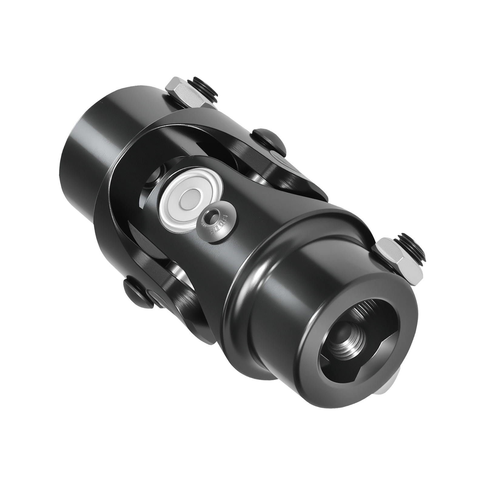9/16″ 26 Spline X 3/4″ DD Single Steering U Joint Shaft Rat Street Rod Black