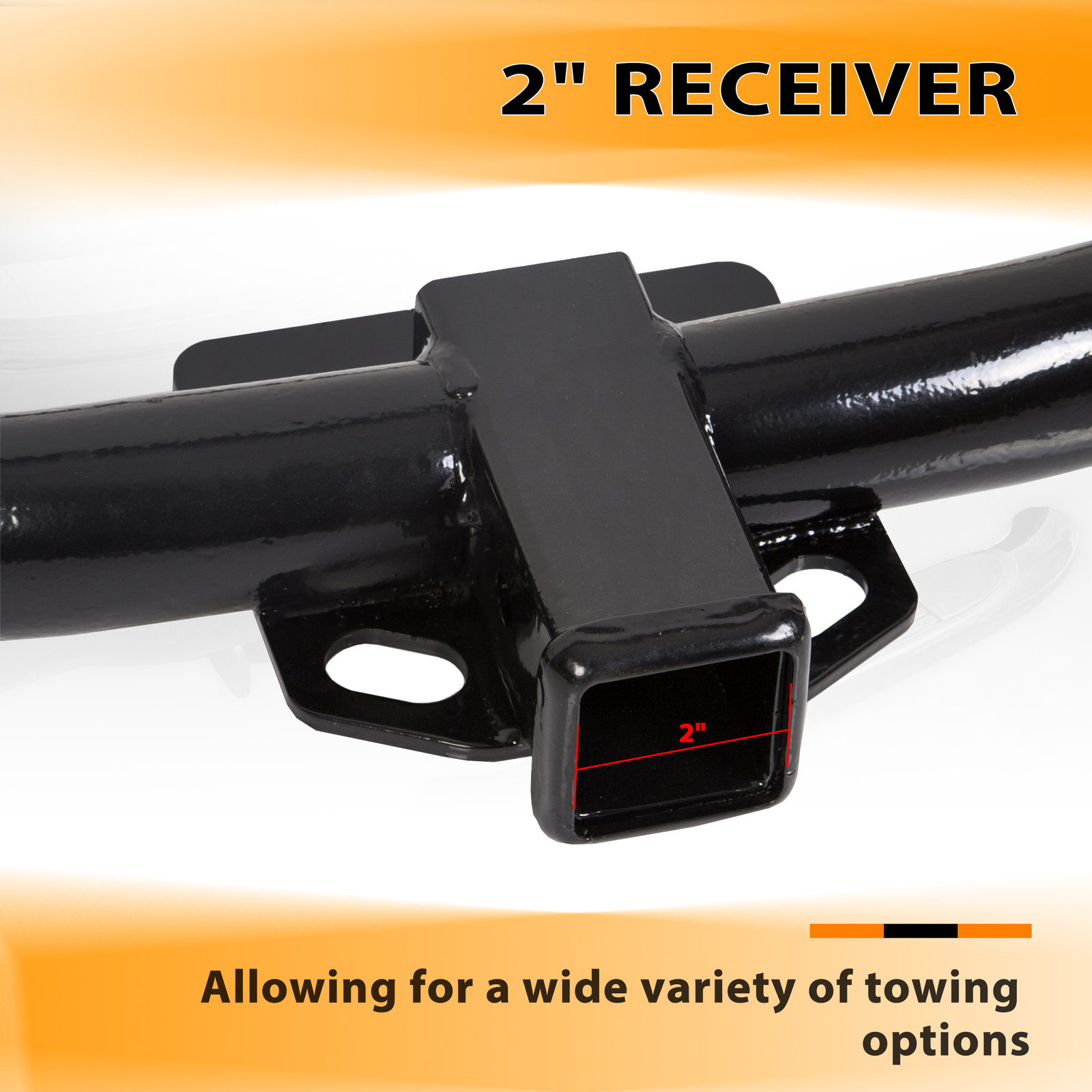 For 2007-2011 Honda CRV CR-V Class 3 Trailer Hitch Receiver Rear Bumper Tow 2″