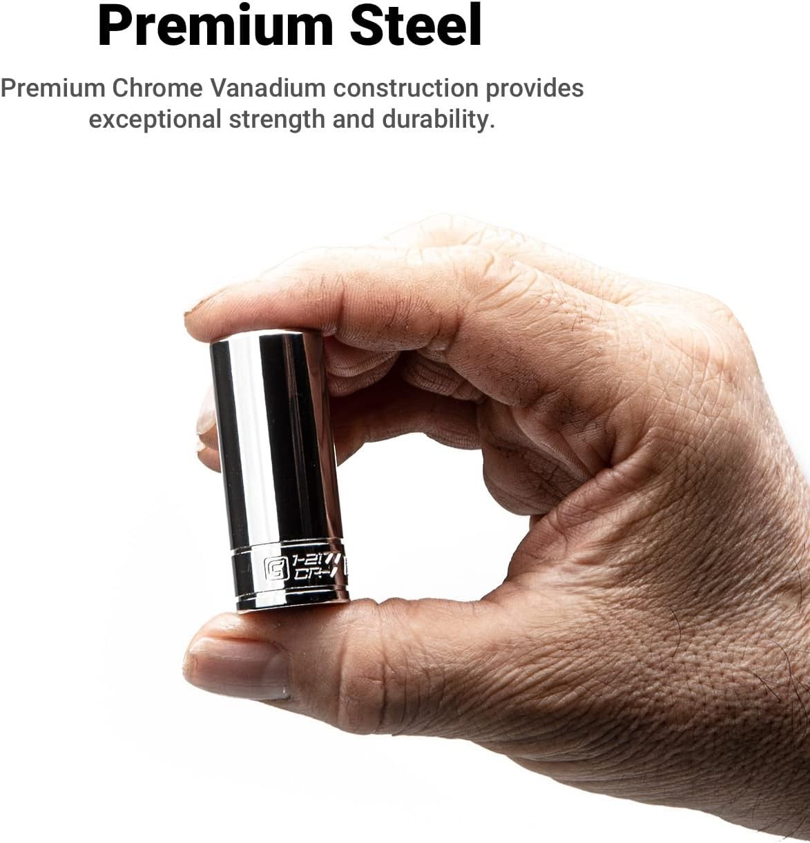 11 mm Deep Socket – 1/4 in. Drive, 12-Point Chrome Vanadium Steel