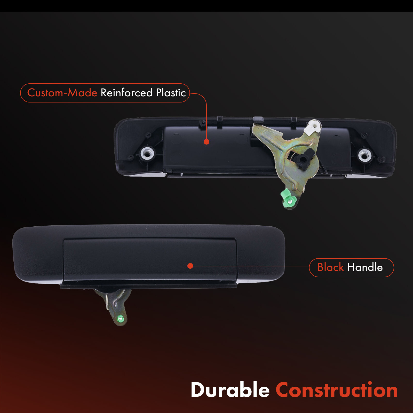 Texture Black Tailgate Handle for Toyota Tacoma 2005-2008 without Camera Hole