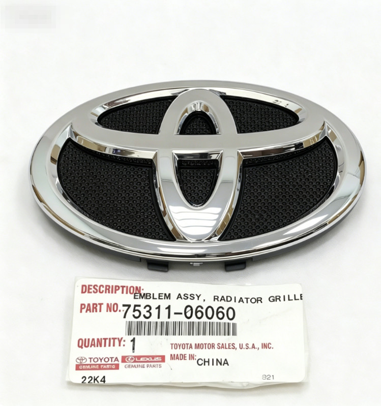 For Toyota Camry Front Grill Emblem 2007 2008 2009 2.4L 3.5L – Premium Adhesive