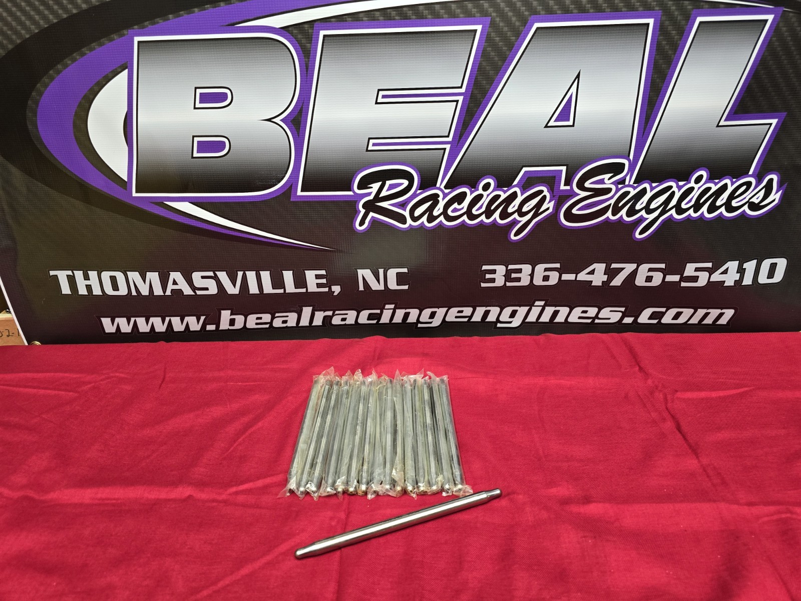 High Performance Custom Push Rods. 7.850 x 7/16 x .165 wall. Set Of 16