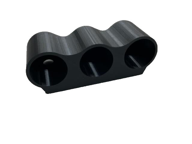 Universal Triple Gauge Pod Meter Mount 60mm Pod Black