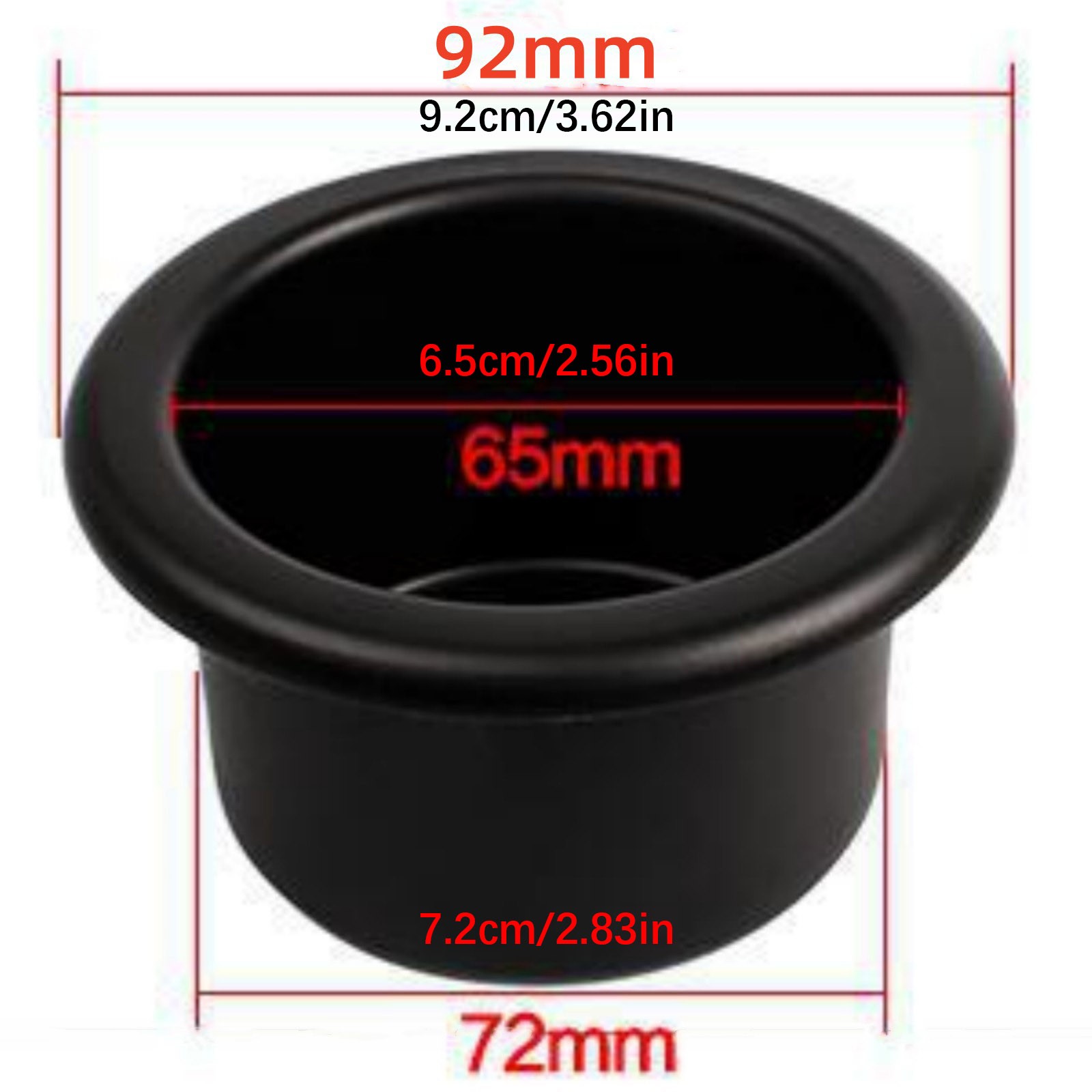 3* Lightweight Plastic Cup Holders For Boat RV Car Truck Inserts Universal Size
