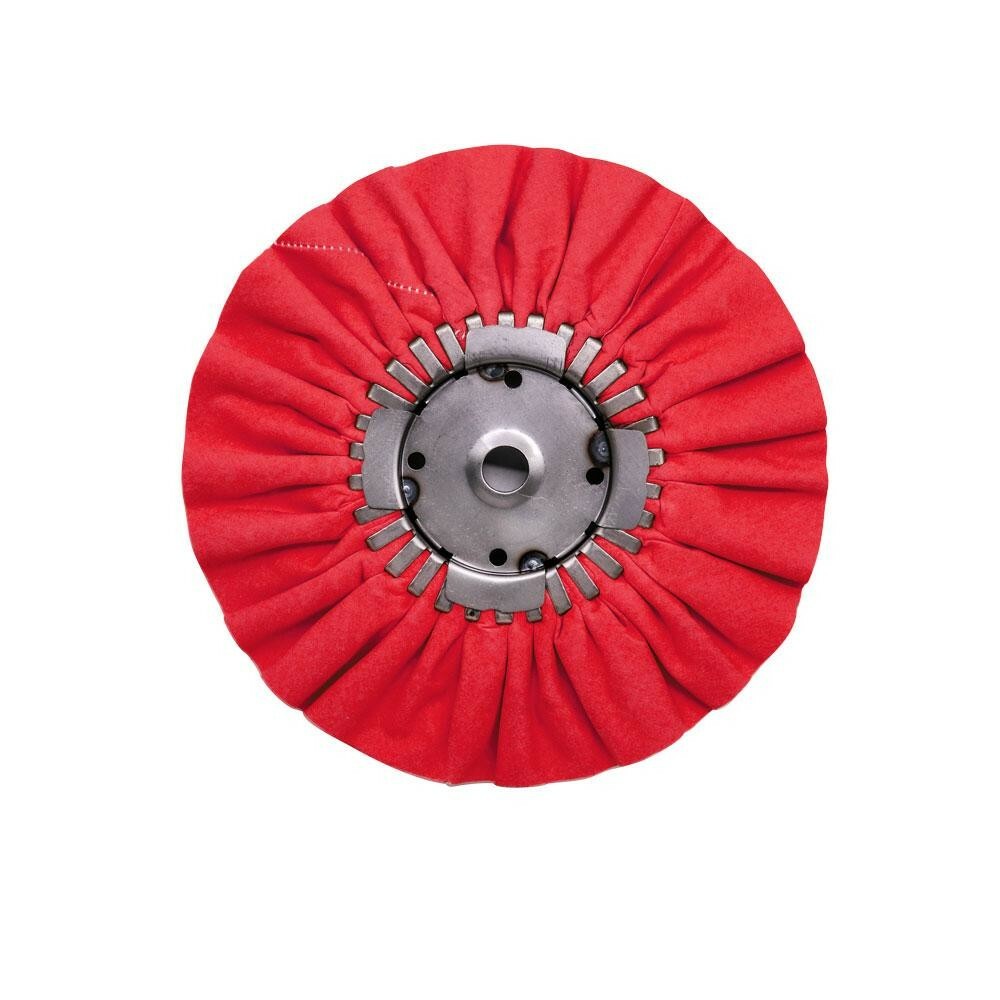 renegade buffing 9″ wheel aluminum hard cut truck semi car stainless shine “red”