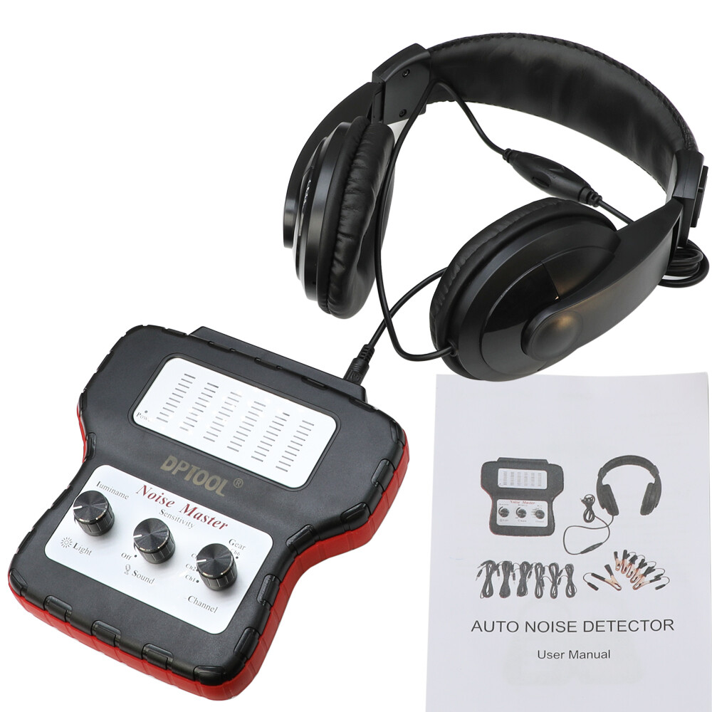 6 Channel Chassis Ears Stethoscope Sound Detector Tool Engine Noises Finder Kit
