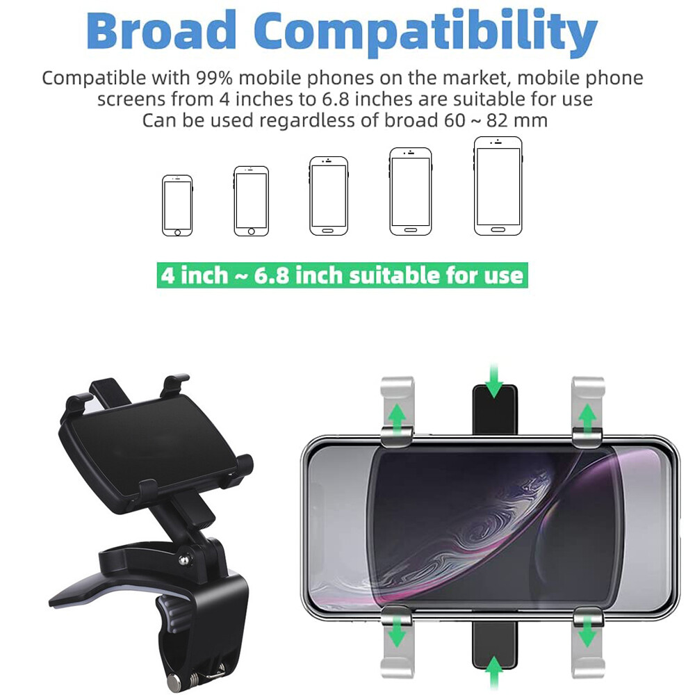 Universal Car Dashboard Mount Holder Stand Clamp Cradle For Cell Phone iPhone