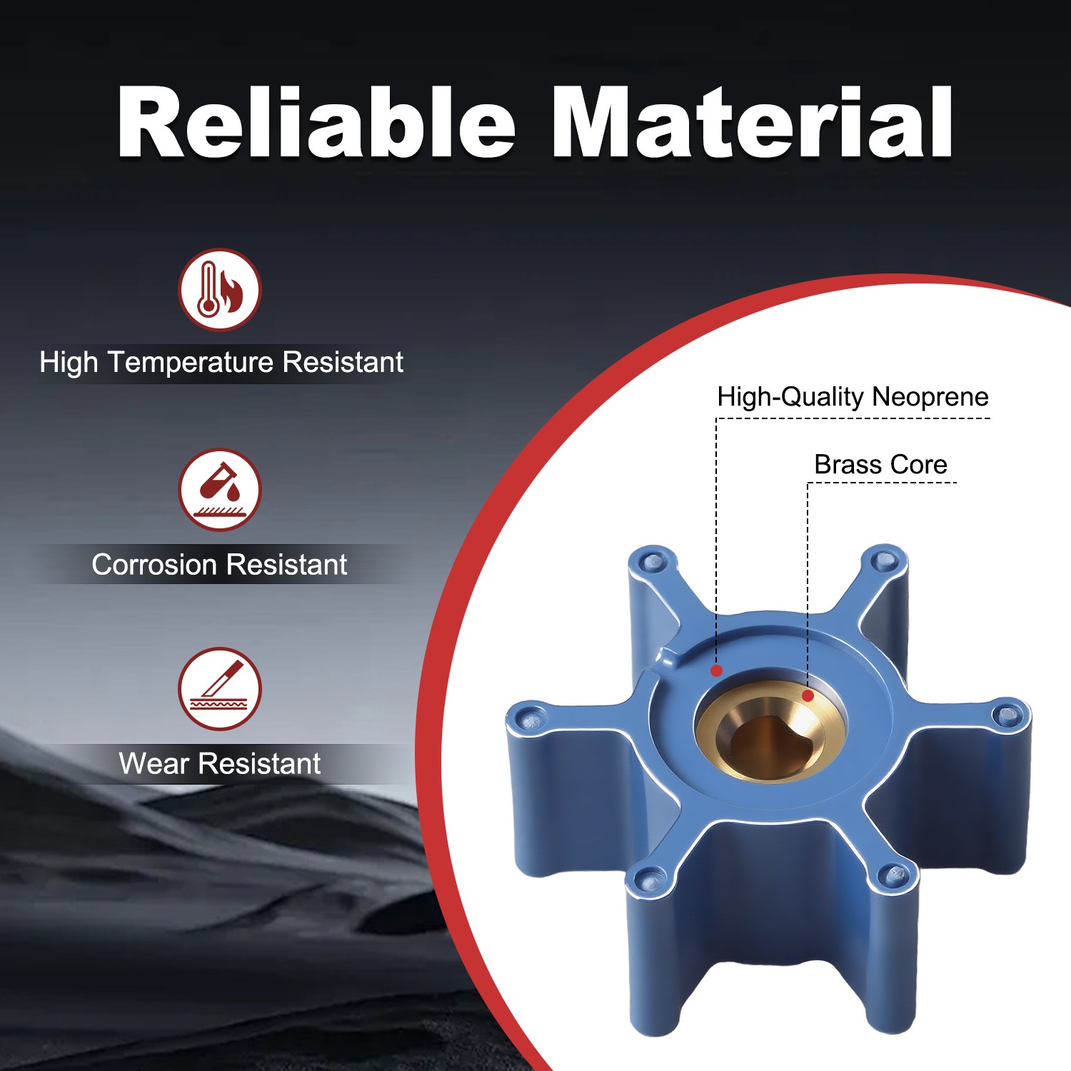 Blue Impeller & O-Ring Kit for Milwaukee M18 Transfer Pumps Replaces 49162771